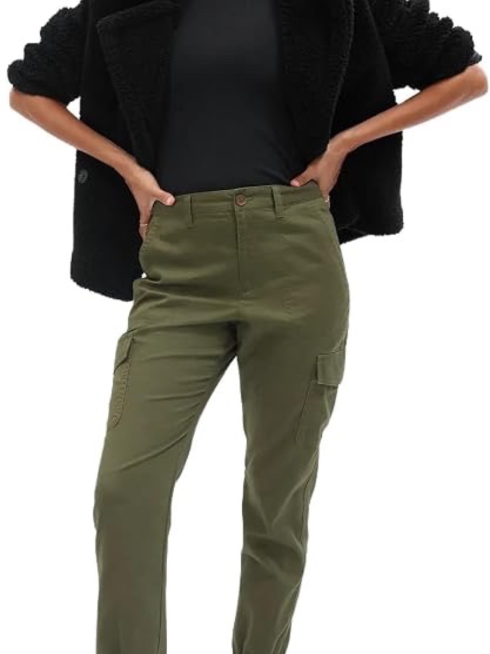 GAP Girlfriend Cargo Jogger - Size 4
